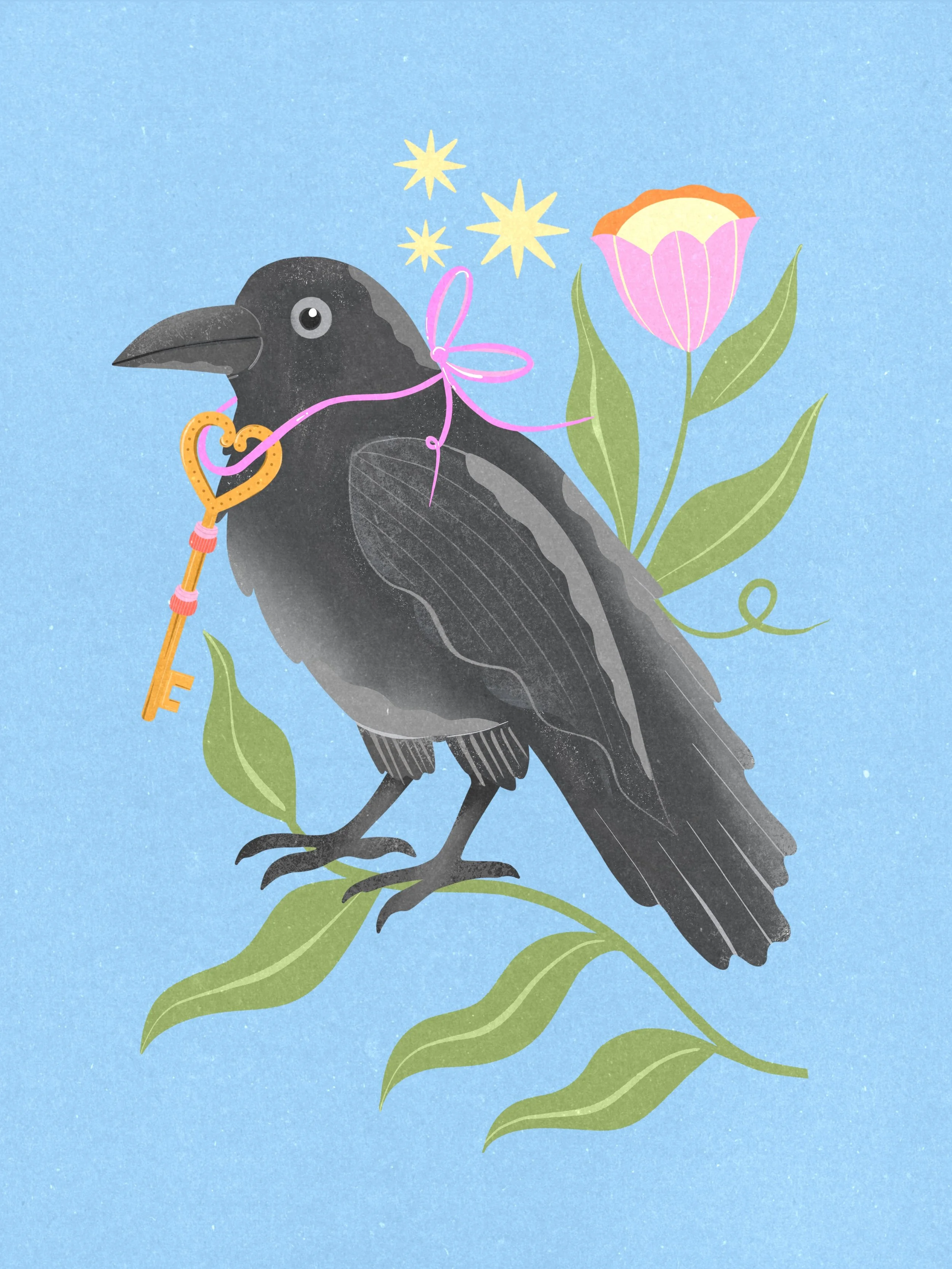 Crow (Scary & Sweet drawing challenge), 2025