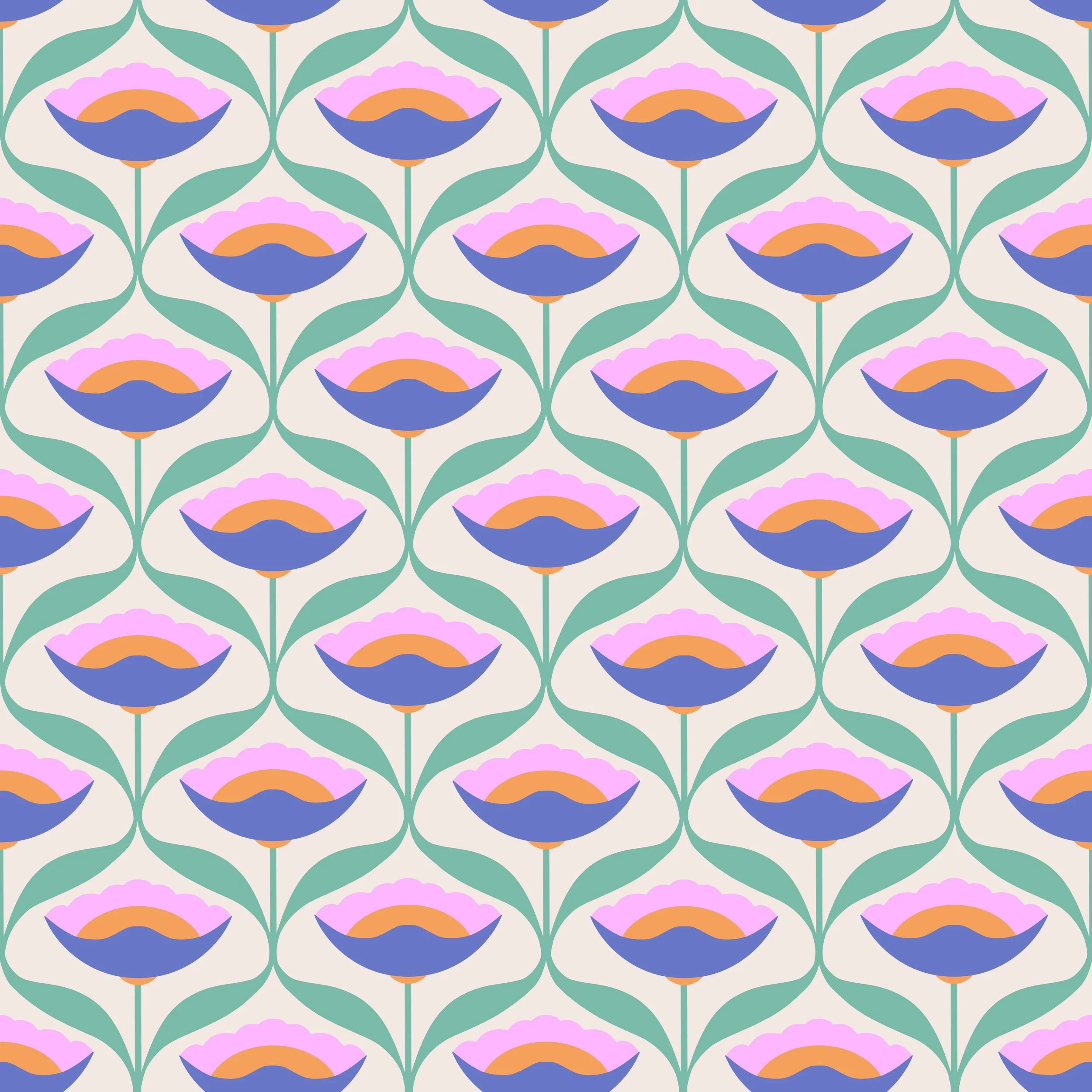 Floral ogee pattern, 2026