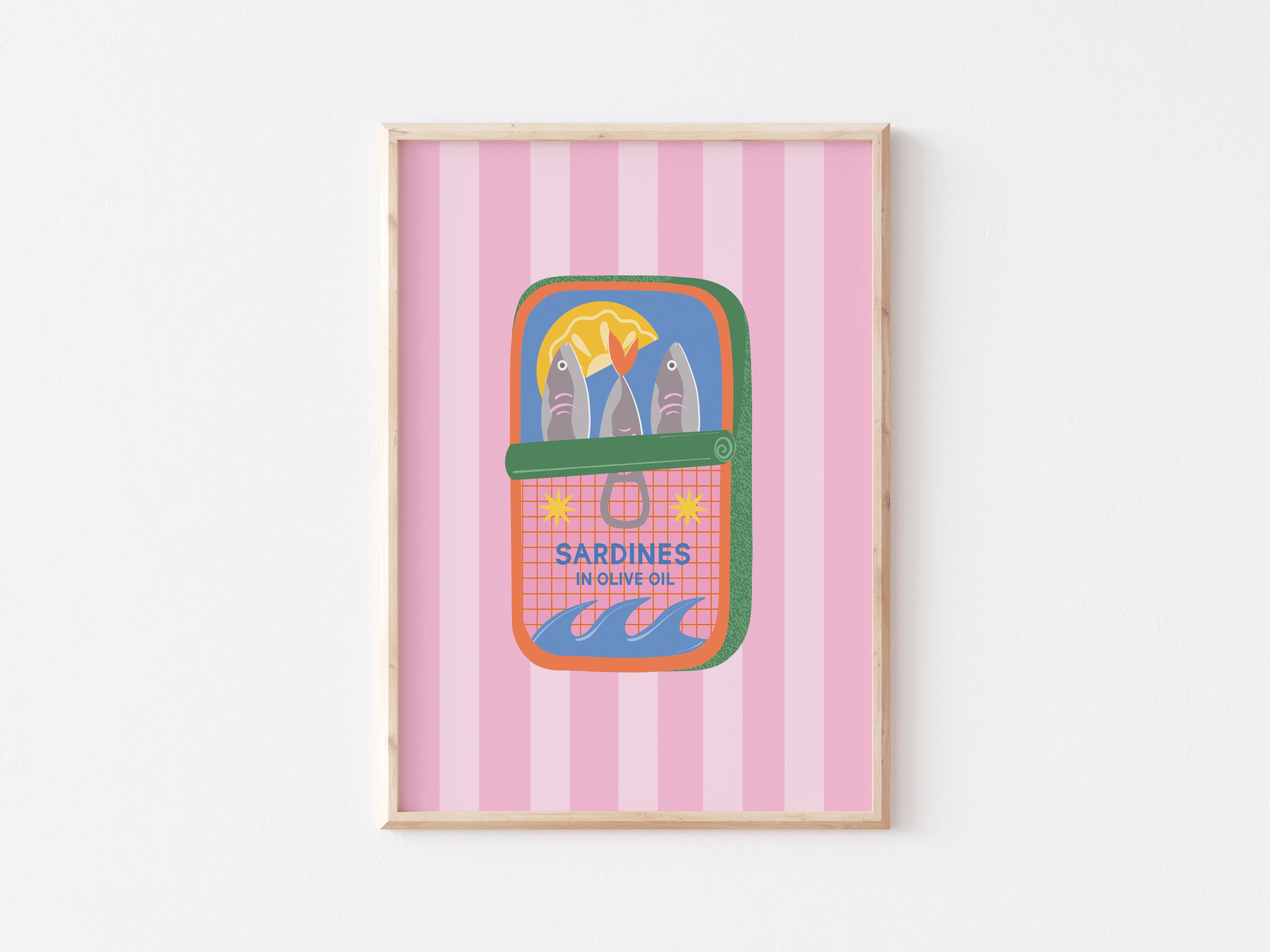 Sardines Art Print