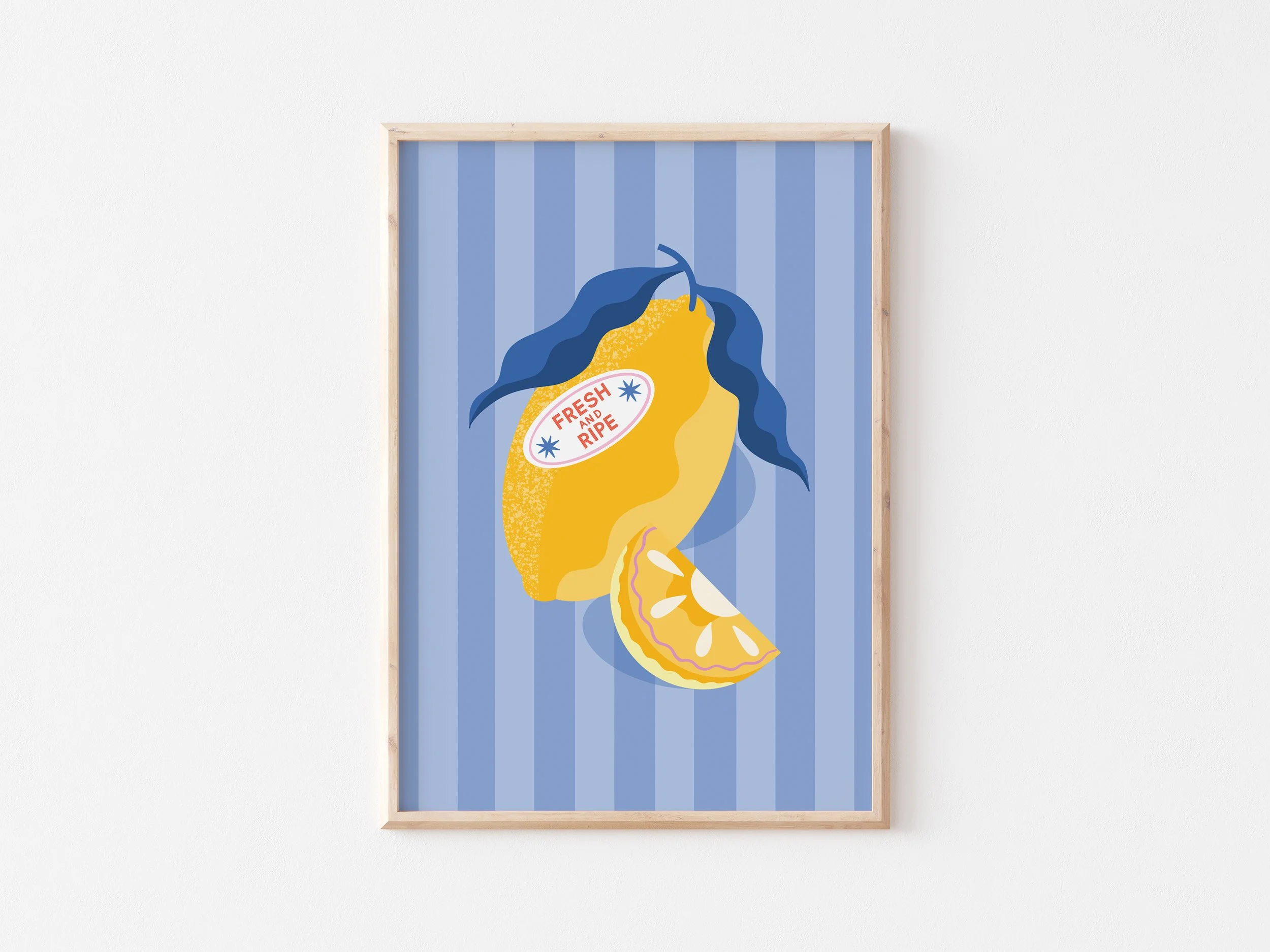 Fresh Lemon Art Print