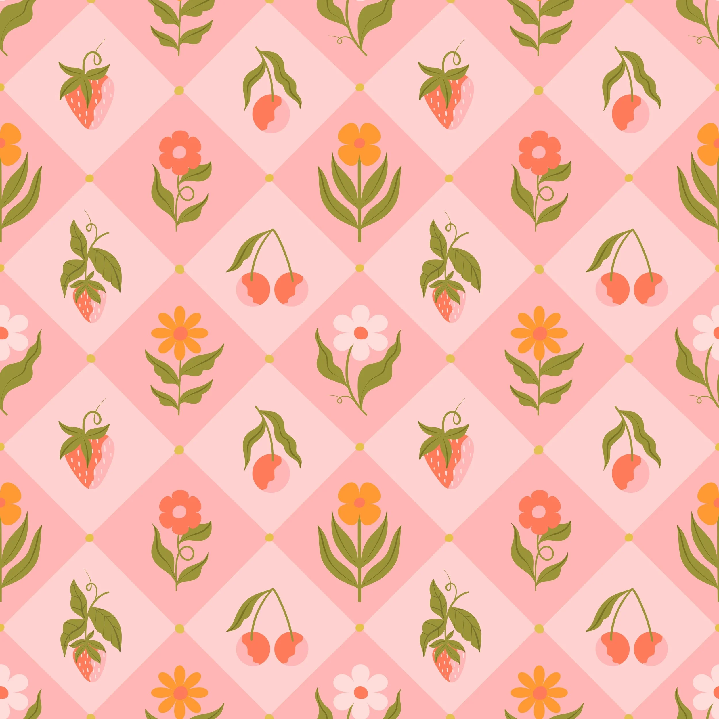 Summer Fruits and Flowers