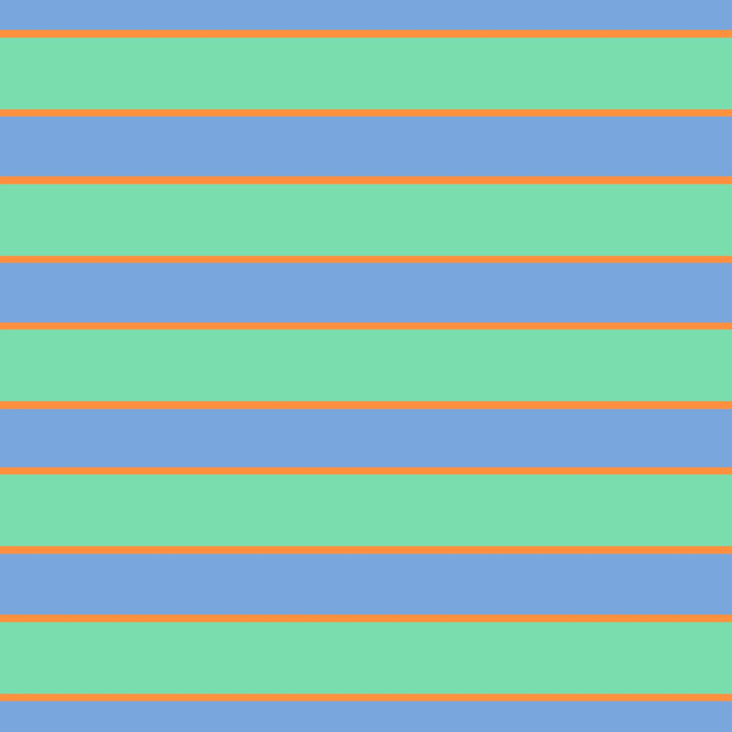 Horizontal Deckchair Stripes