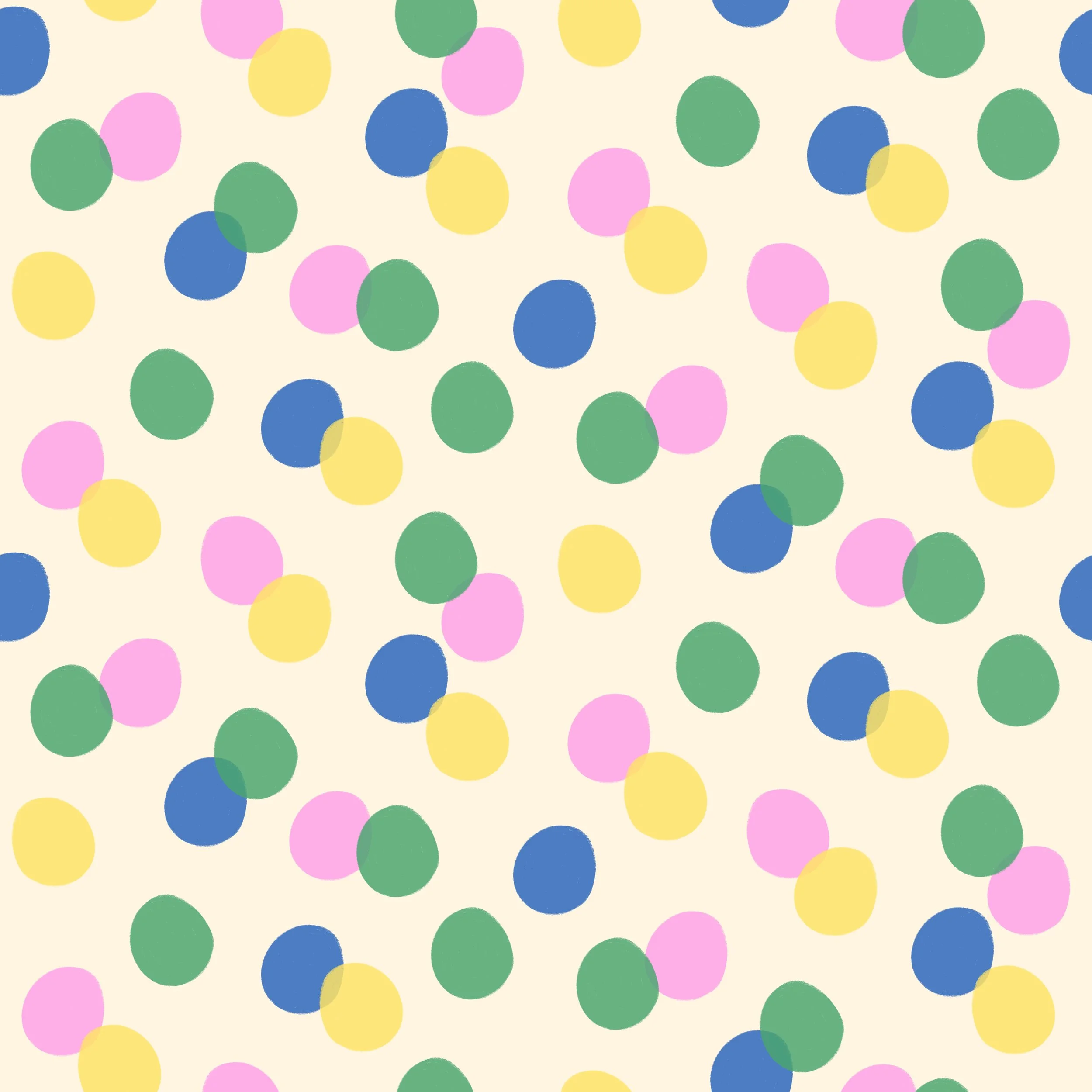 Pastel Overlapping Dots