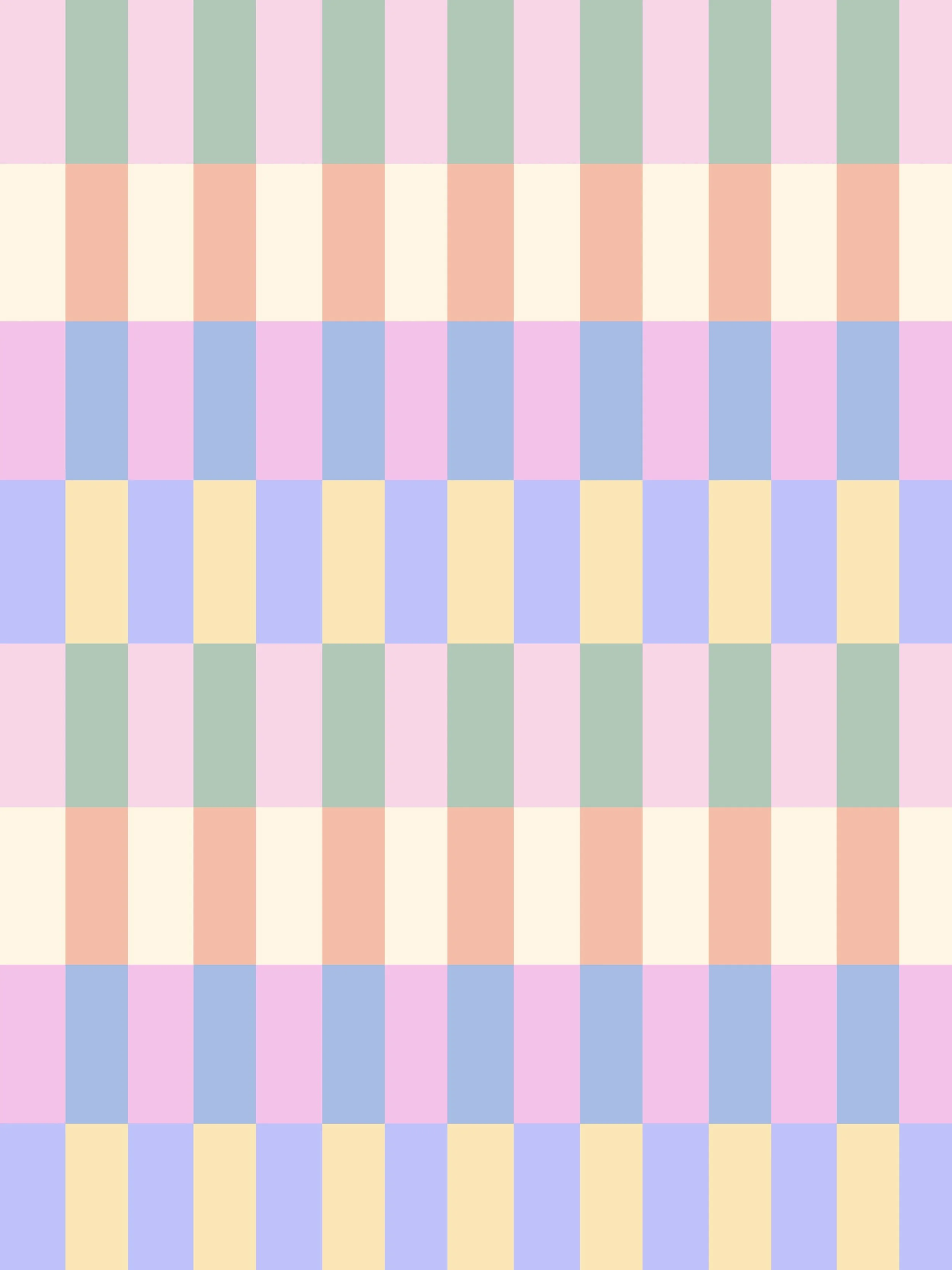 Staggered Stripes (Pastel)