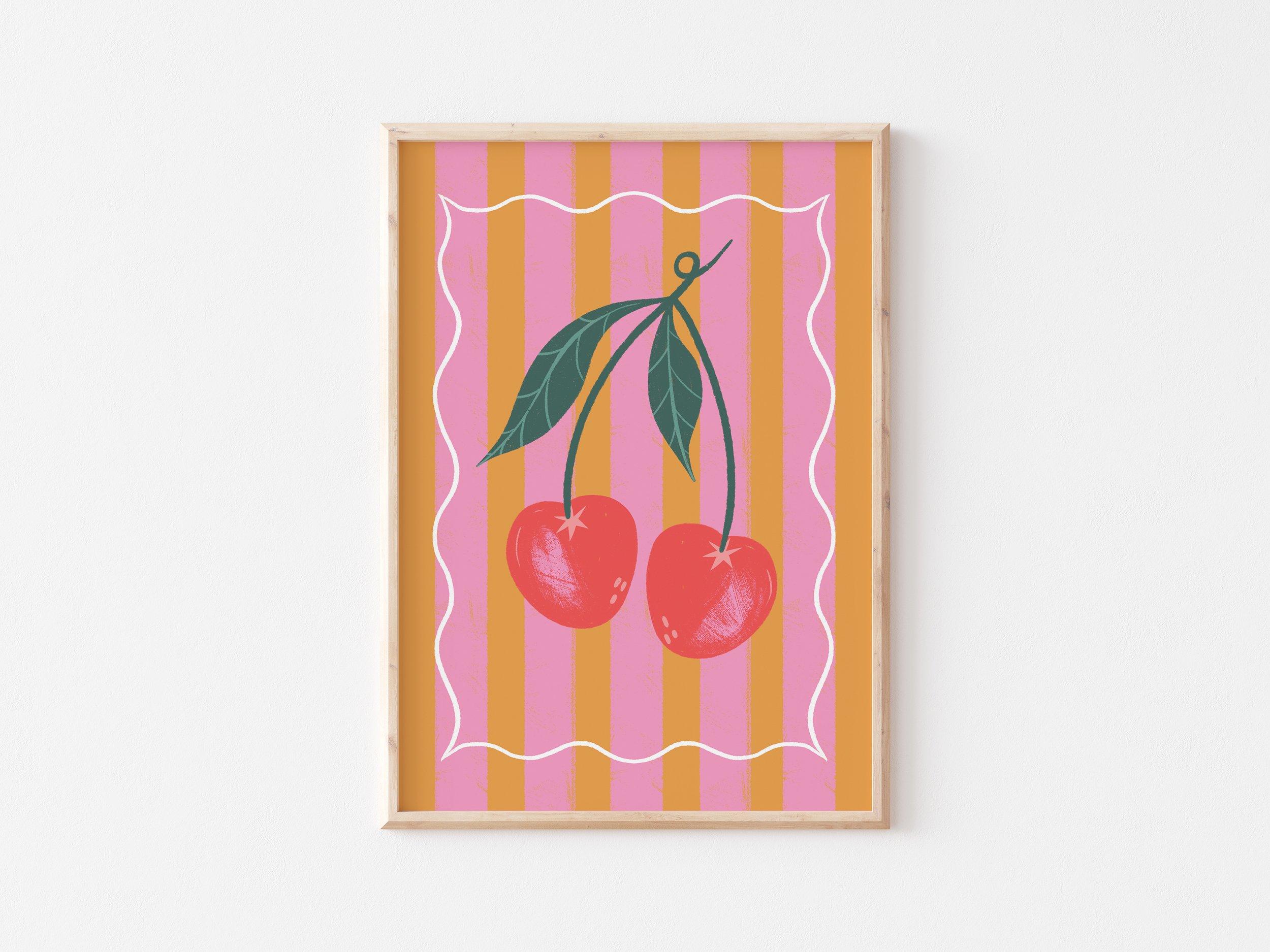 Les Cerises Art Print