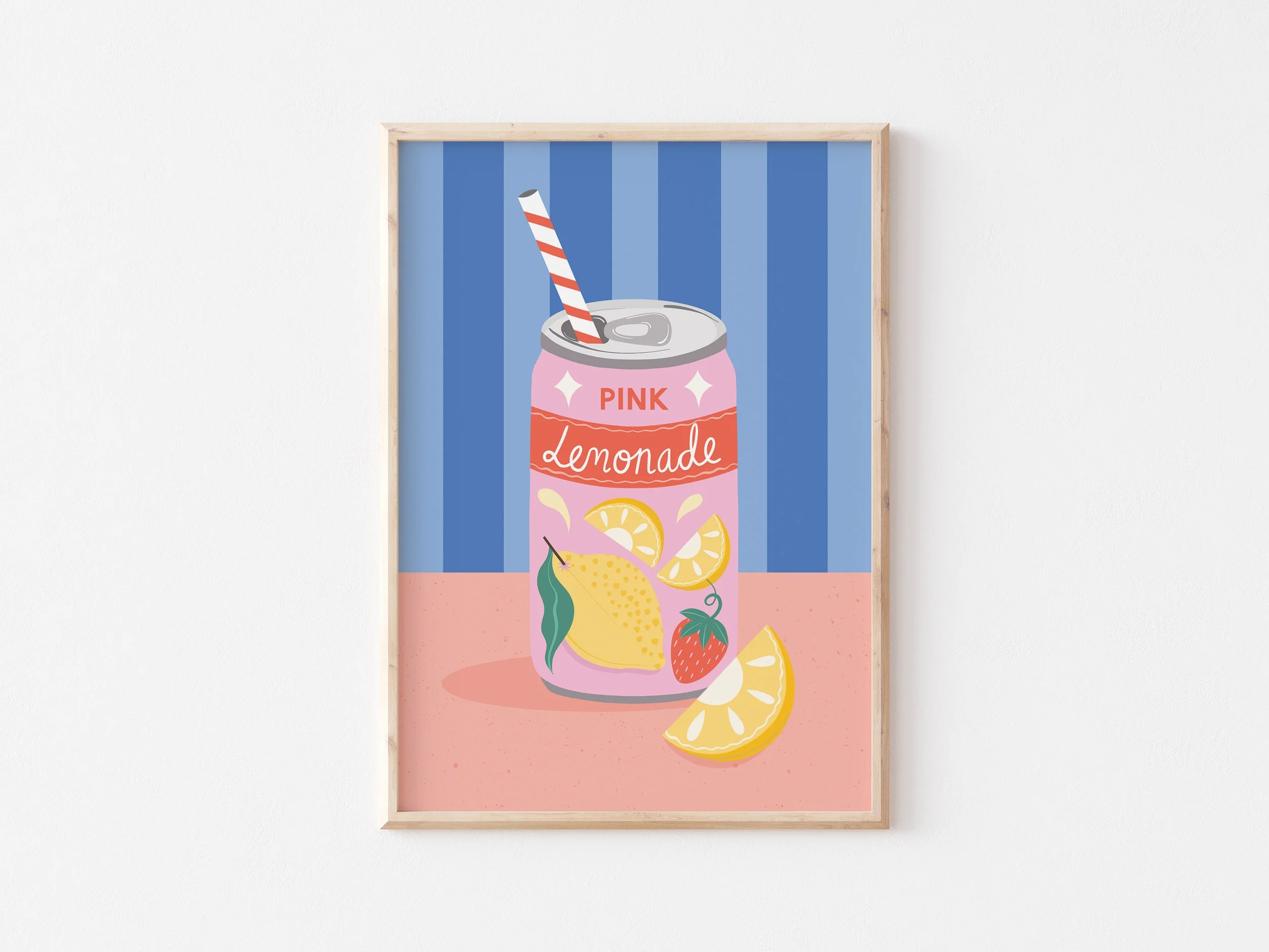 Pink Lemonade Art Print