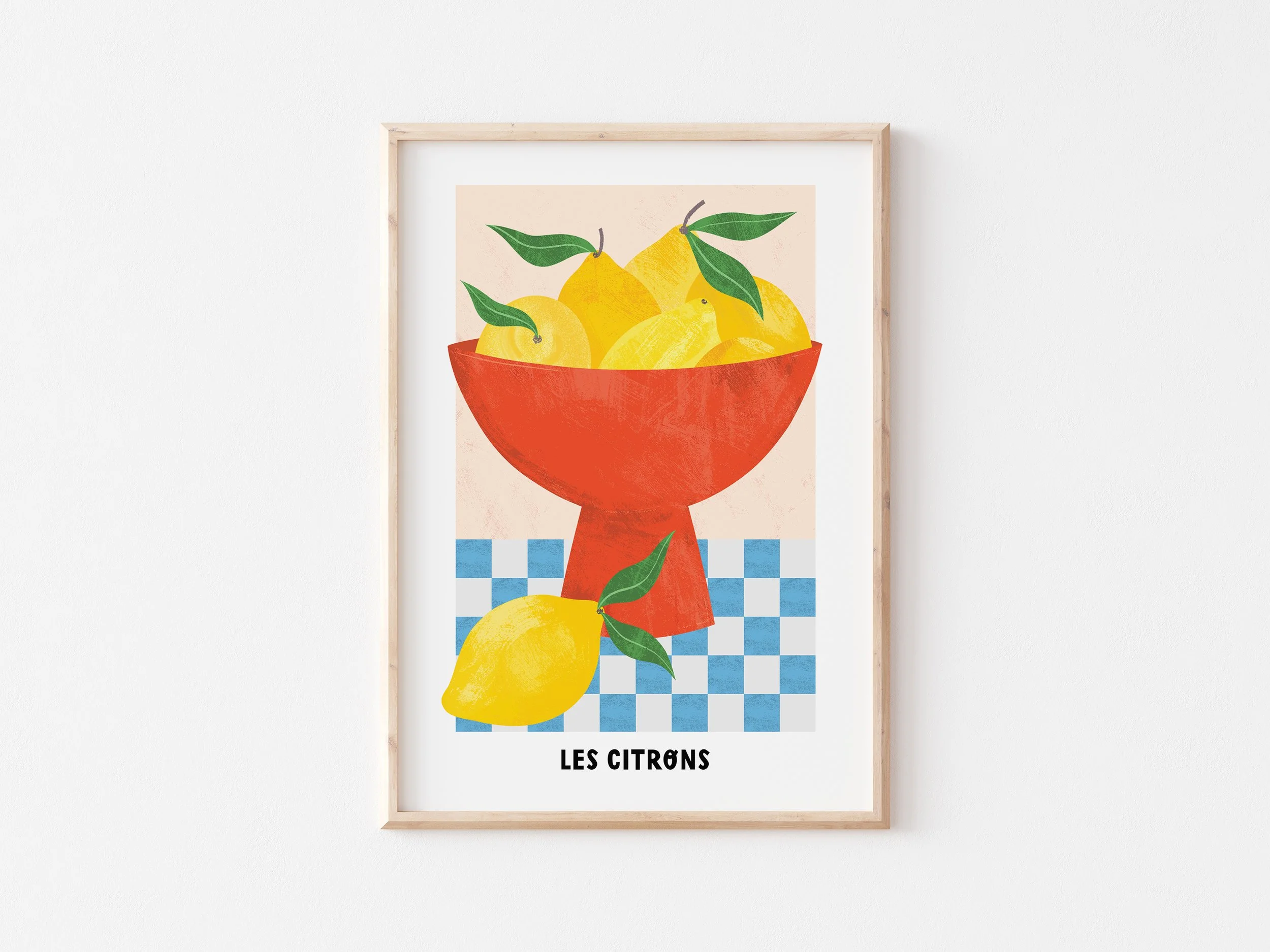 Les Citrons Art Print