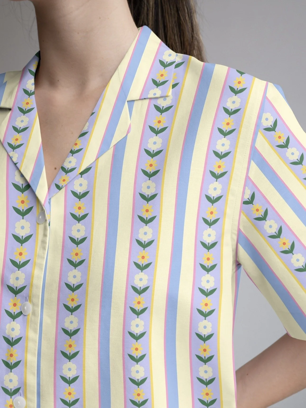 Floral rows pattern, 2025