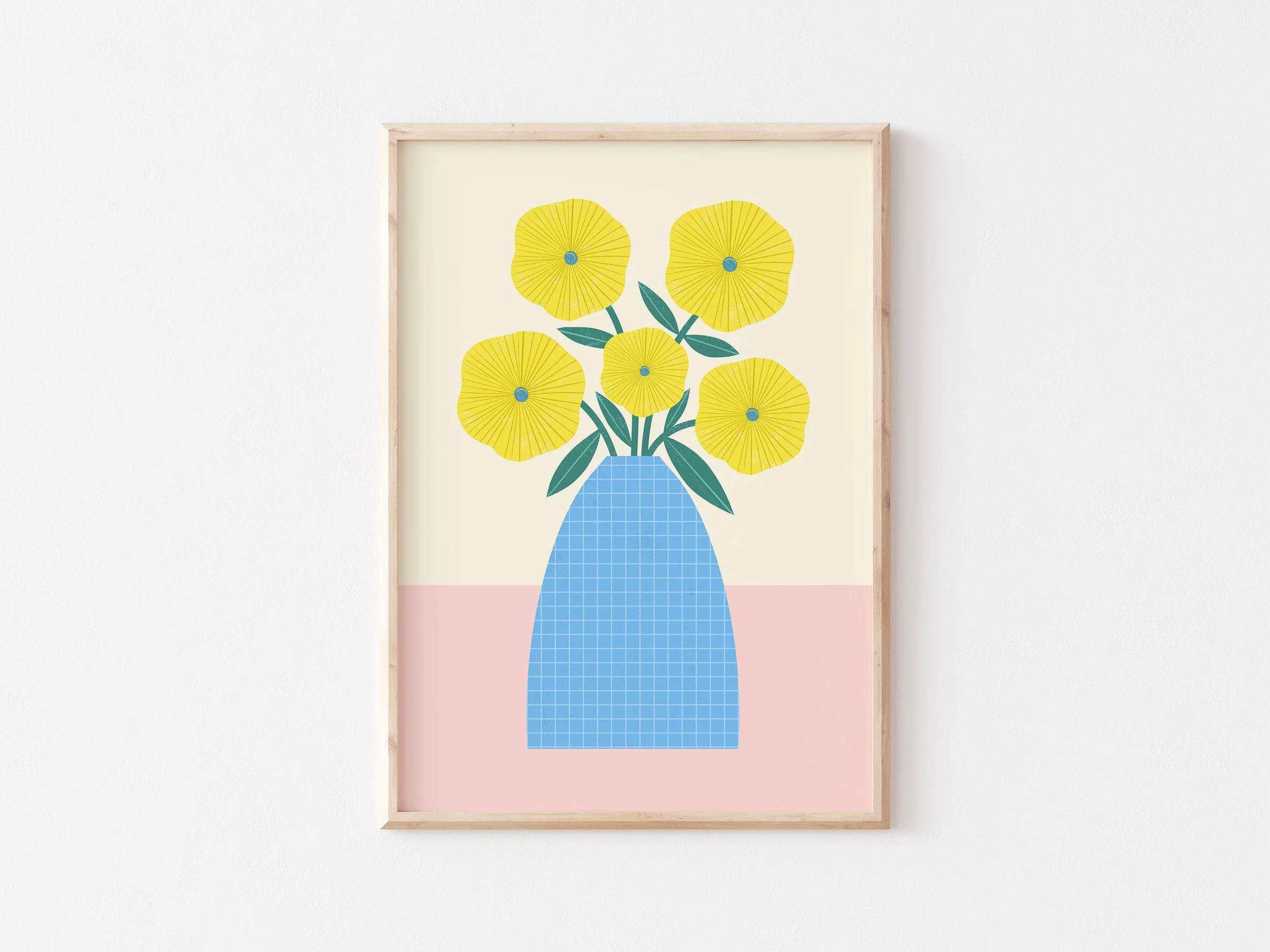 Yellow Flowers Art Print