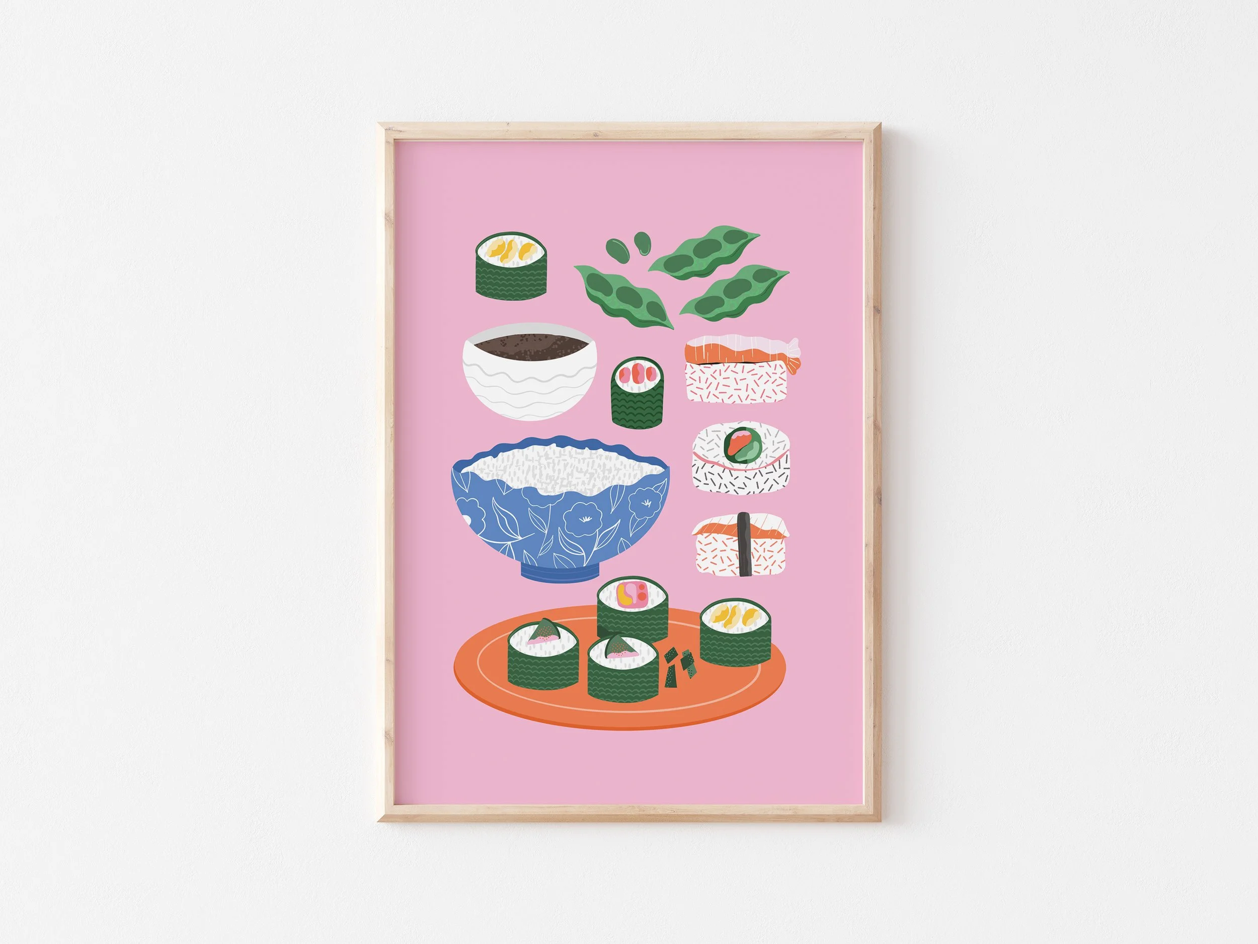 Sushi Art Print