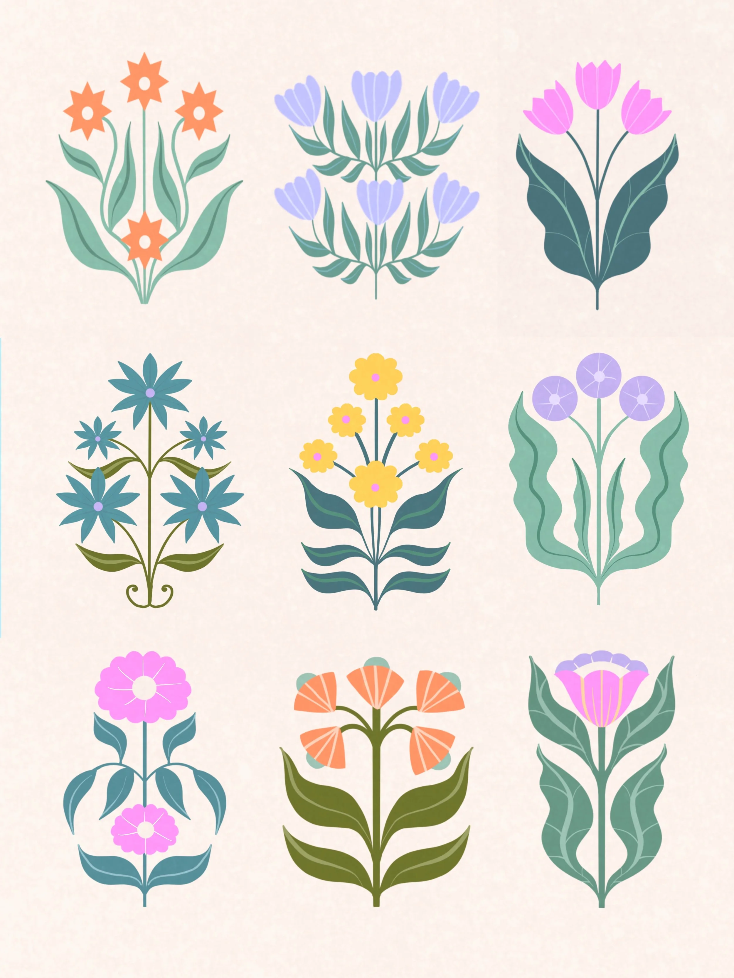 Abstract florals, 2026