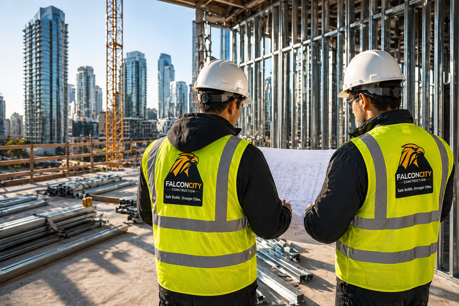 FalconCity Construction overseeing commercial projects in Vancouver