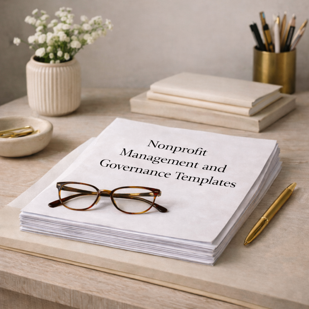 Nonprofit Management and Governance Templates