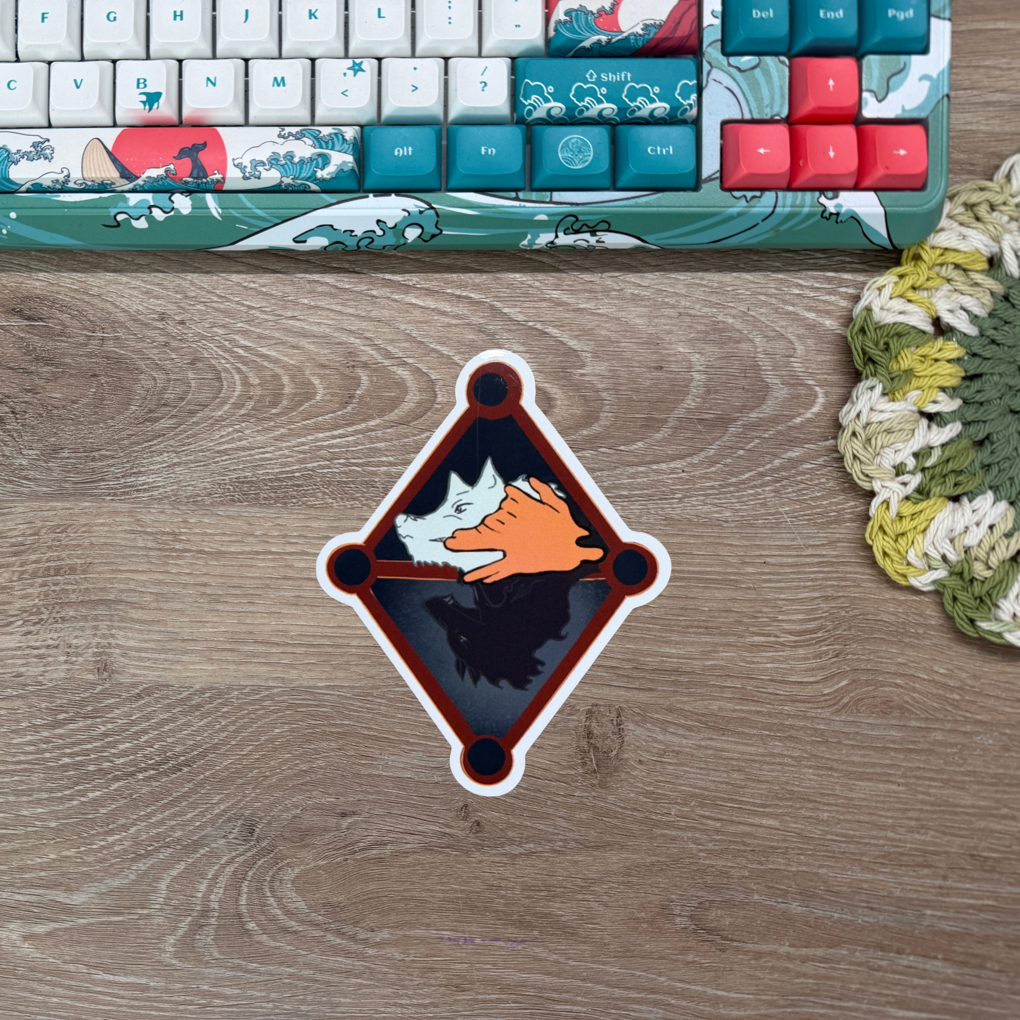 Divine Dogs Jujutsu Kaisen Sticker