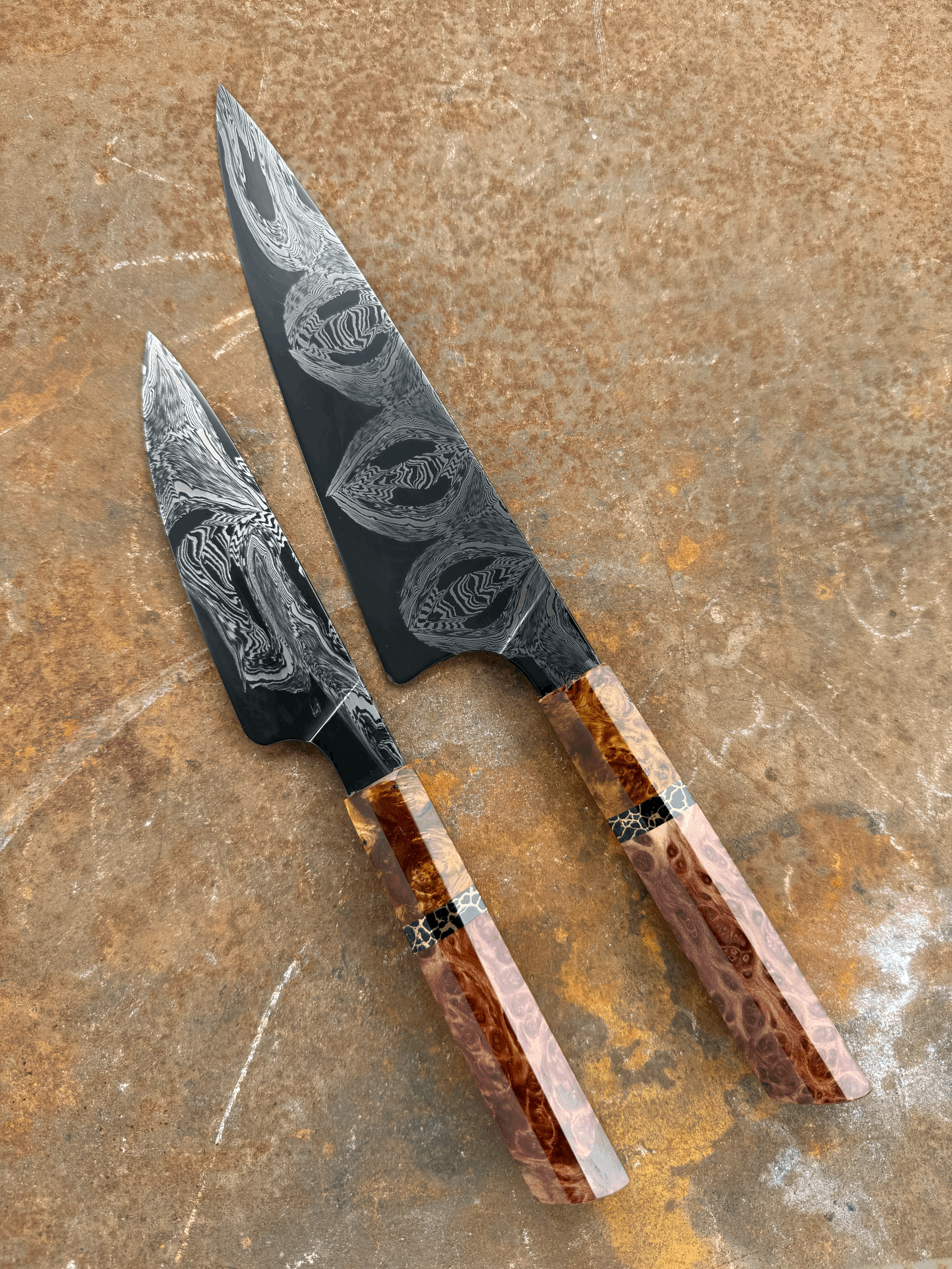 Mosaic Damascus set