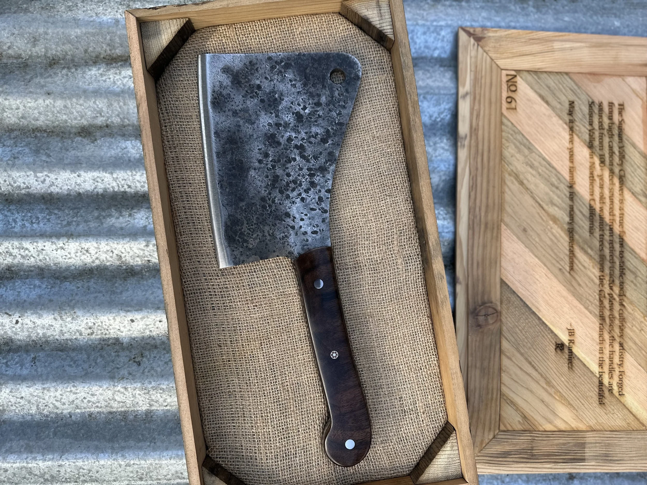 Labrado Forge Suisun Valley Cleaver Presentation