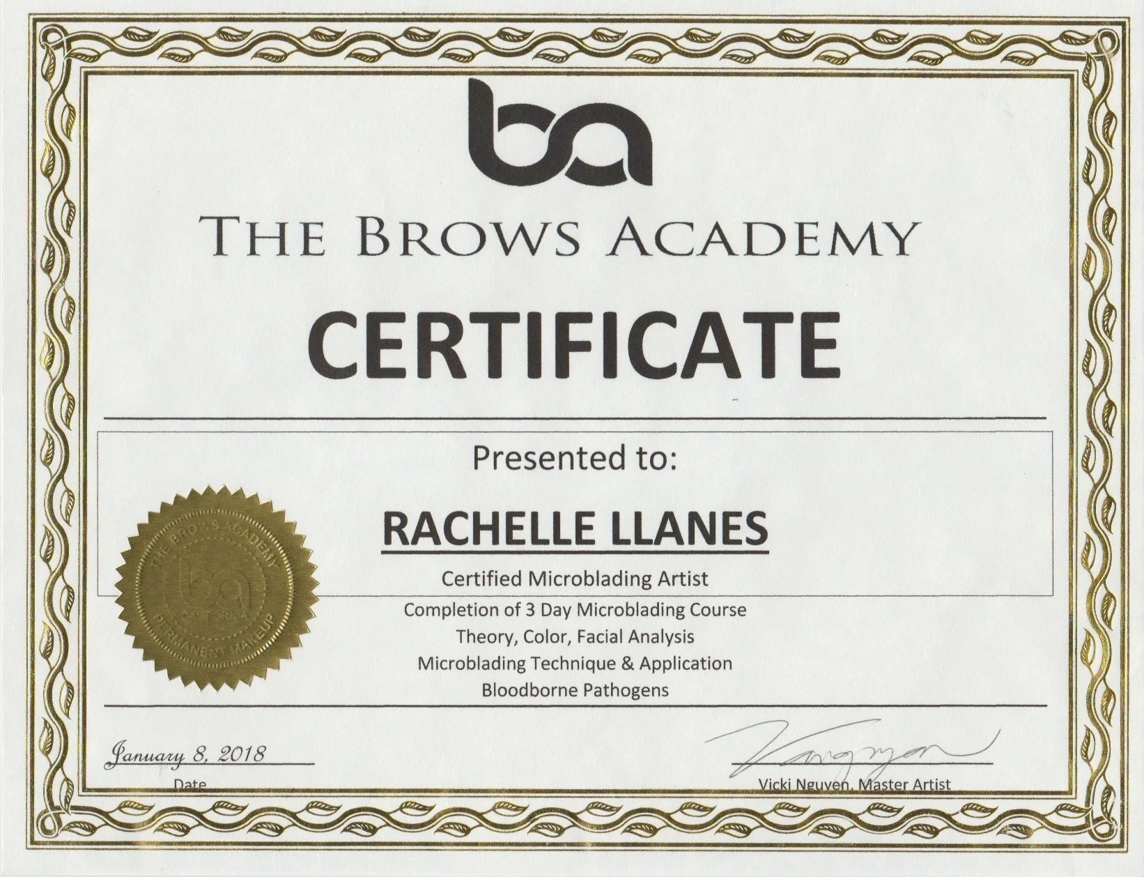 The Brows Academy - Microblading