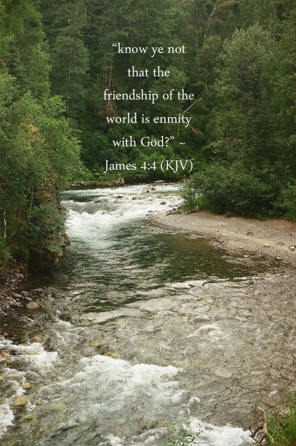 James 4:4 (KJV)