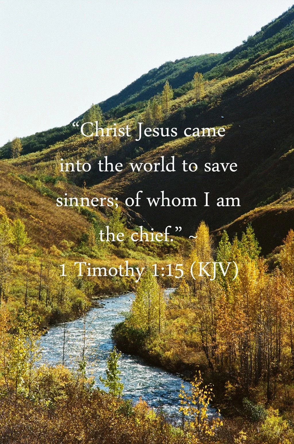 1 Timothy 1:15 (KJV)