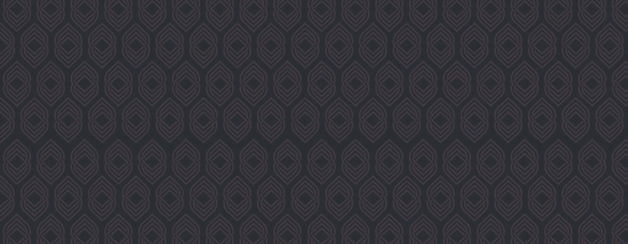 Pattern of intertwining black and dark gray lines forming a repeating geometric design on a dark background.