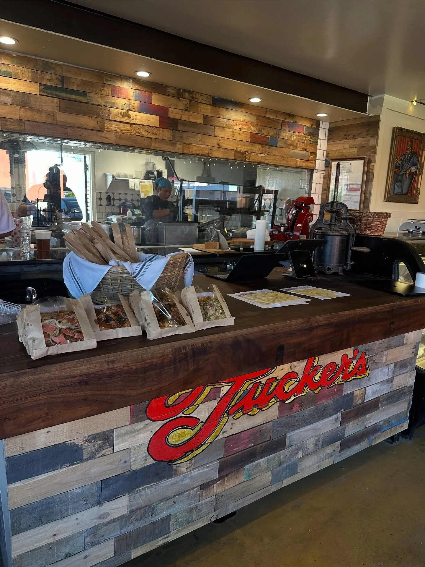 Front counter at Tucker's