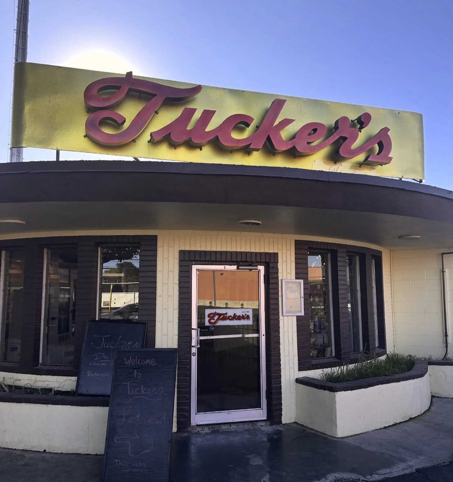 Day time front of Tucker's