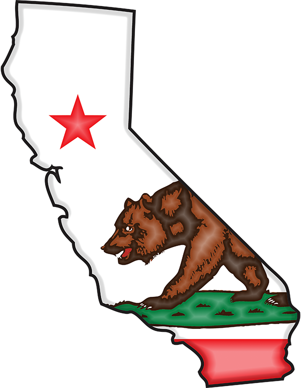 the california nation icon republic logo