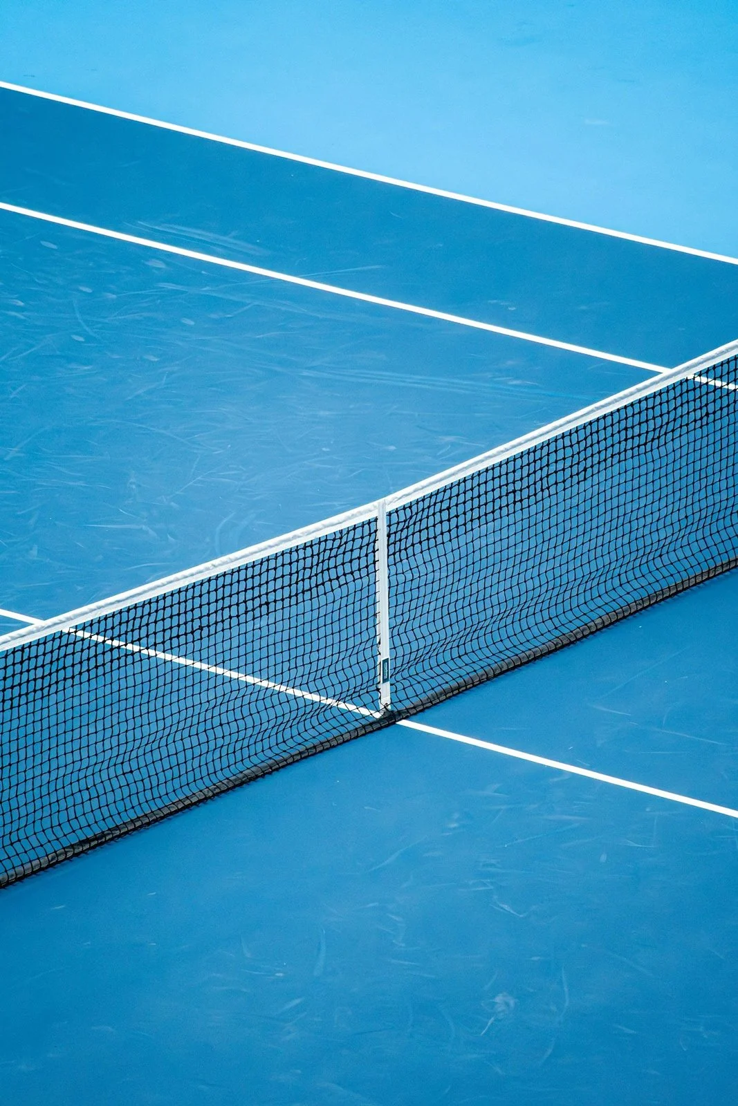 Blue Tennis Court