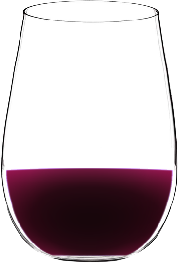Malbec wine color in glass