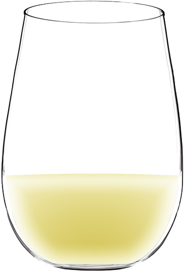 Semillon wine color in glass