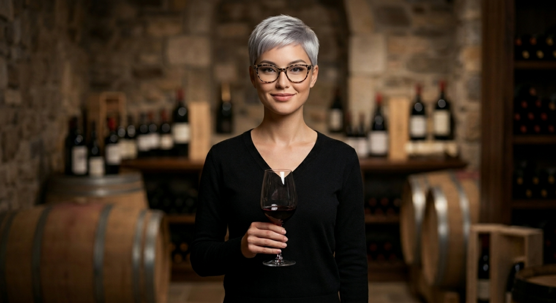 Vivi the resident sommelier