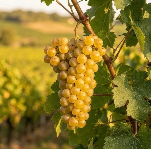 Semillon grape cluster