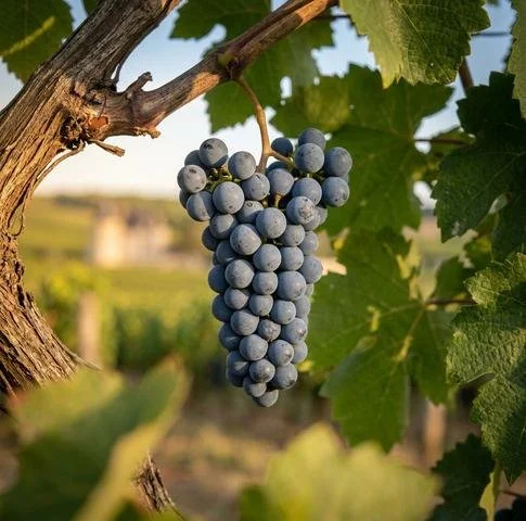 Cabernet Franc grape cluster