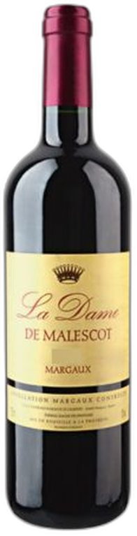 Château Malescot St. Exupéry La Dame de Malescot 2018 bottle