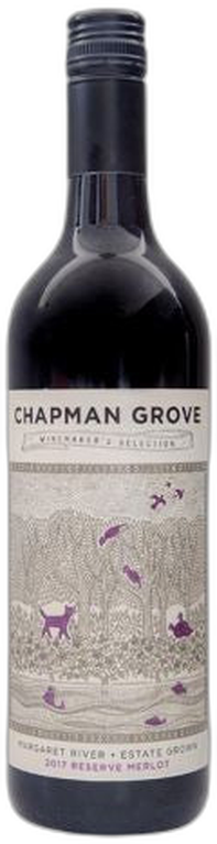 Chapman Grove Reserve Merlot 2017 bottle