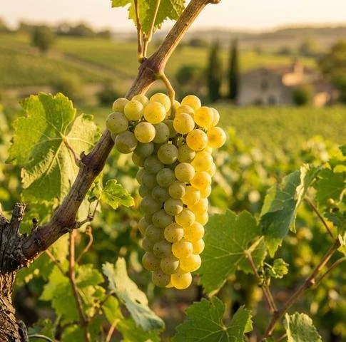 Sauvignon Blanc grape cluster
