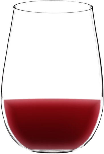 Tempranillo wine color in glass
