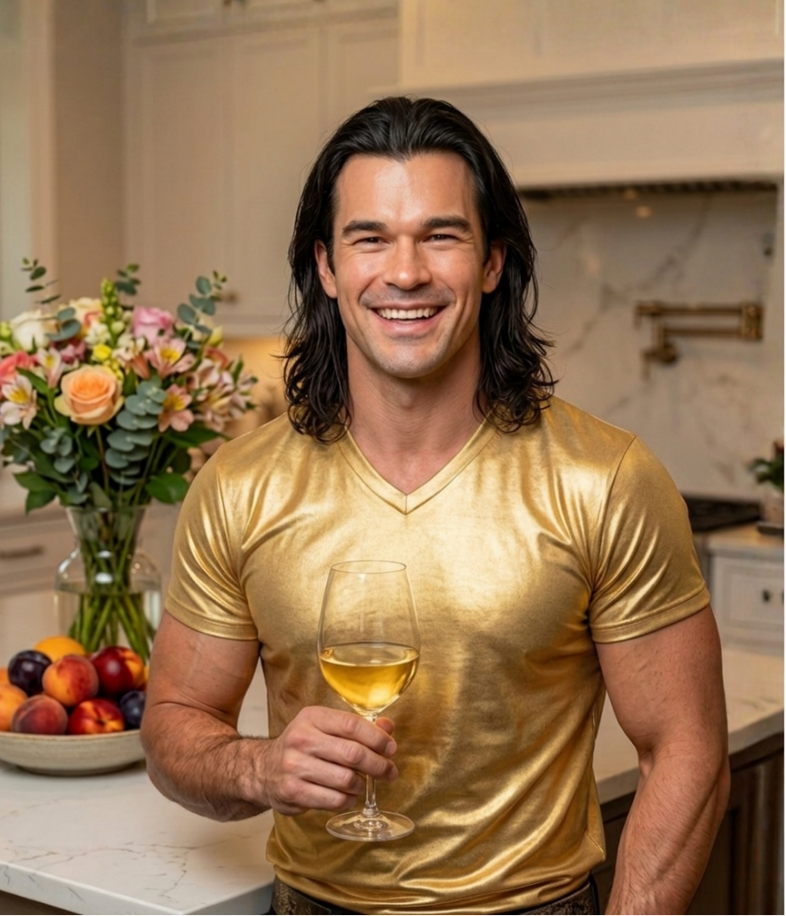 Victor, the Viognier character from Vino Village
