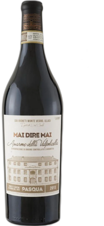 Pasqua Mai Dire Mai Amarone della Valpolicella DOCG 2013 bottle