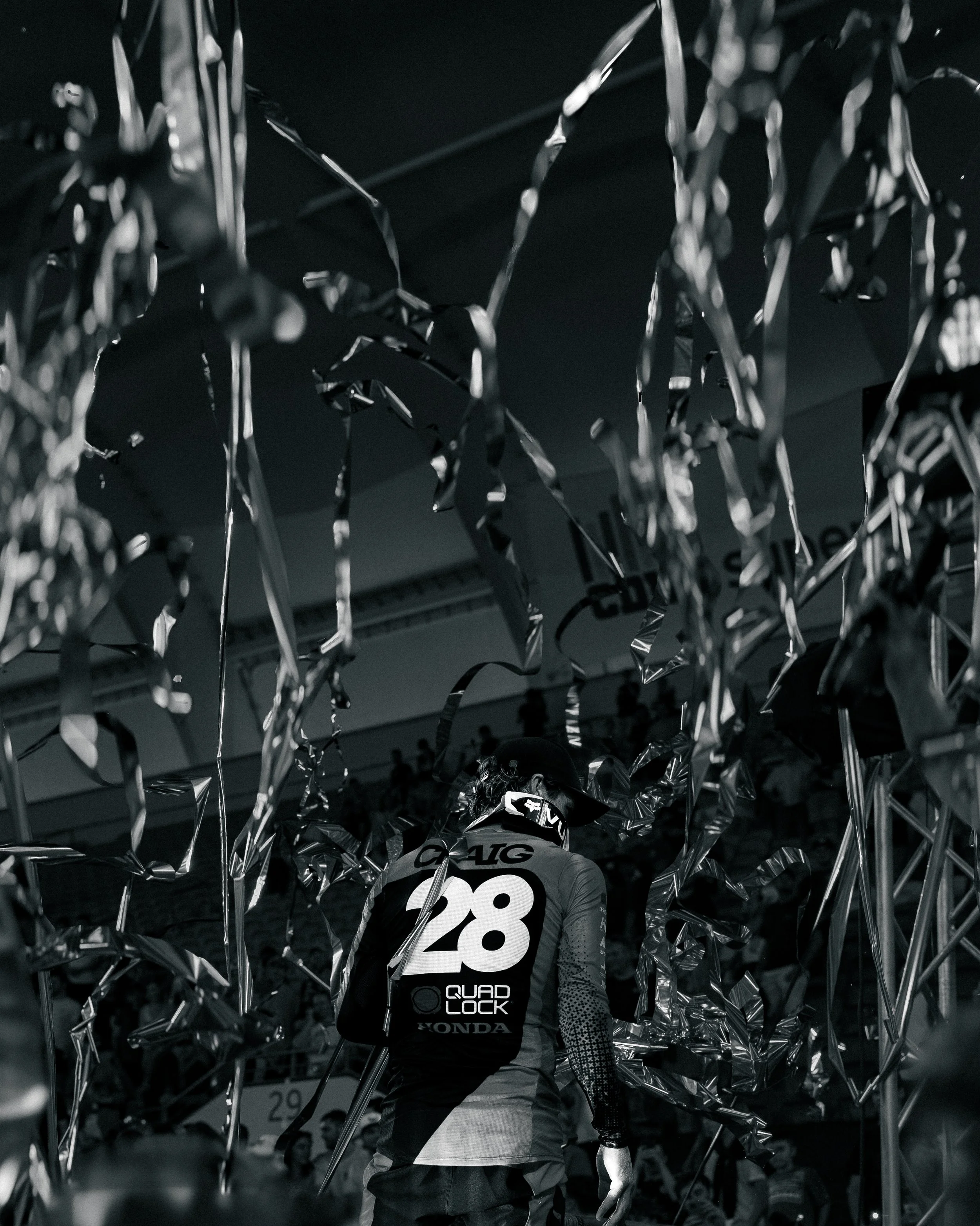 Quadlock Honda rider Christina Craig at 2025 FIM World Supercross Championship, Gold Coast, Australia. 