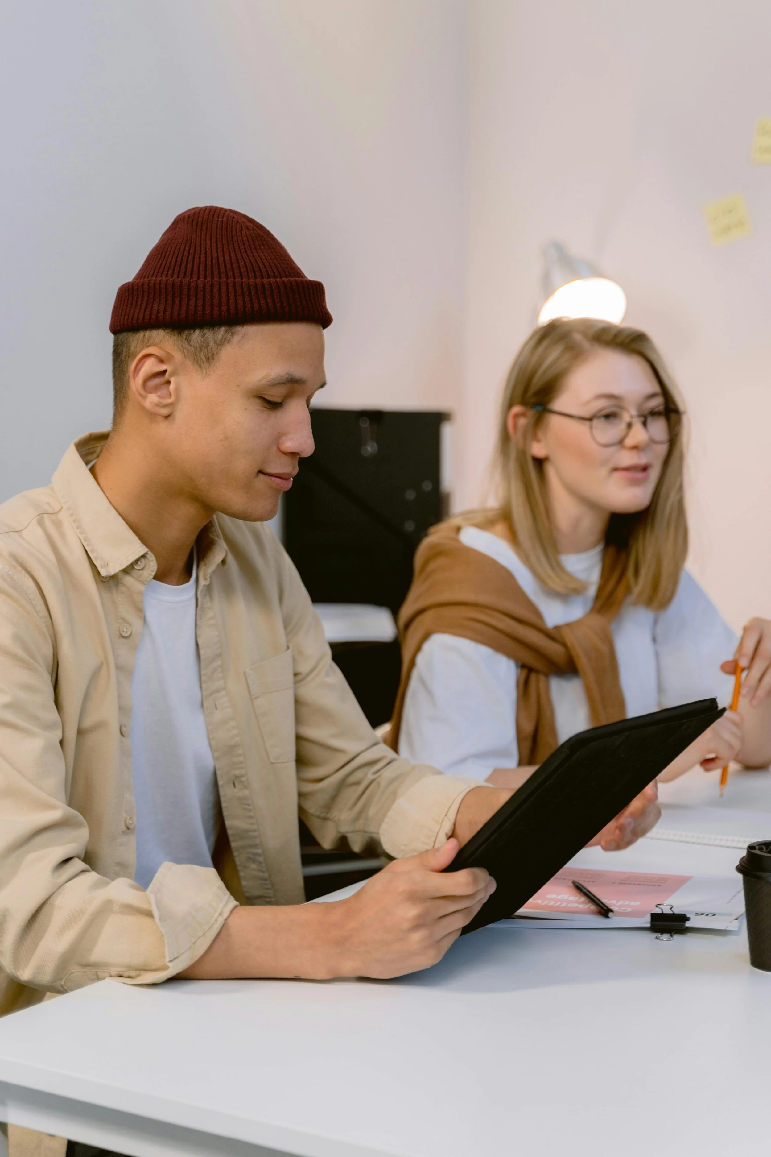 Speaker presenting on the future of work and Gen Z workforce trends