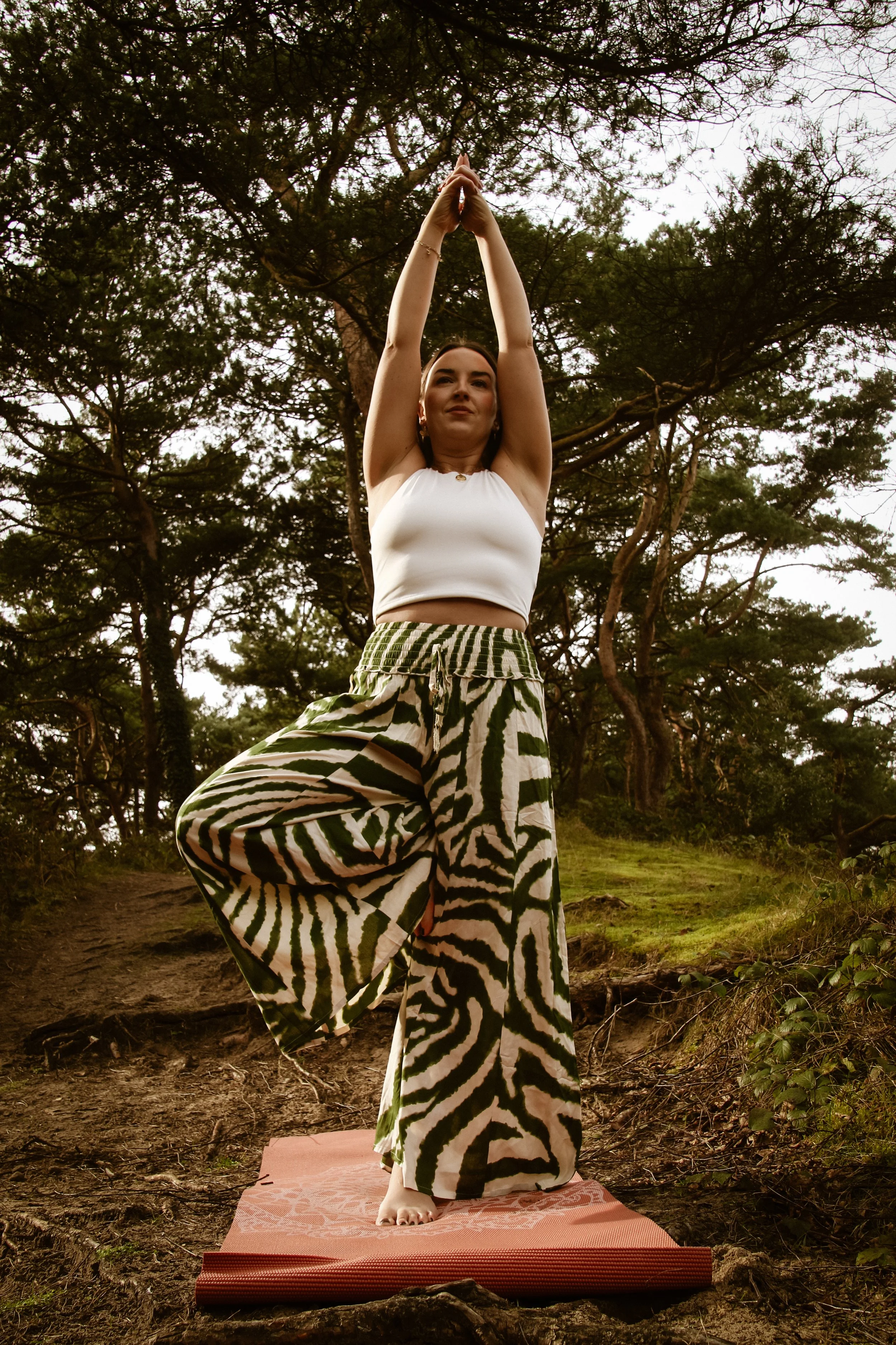 Stacey White Ways of Being Tree Pose in the Forest