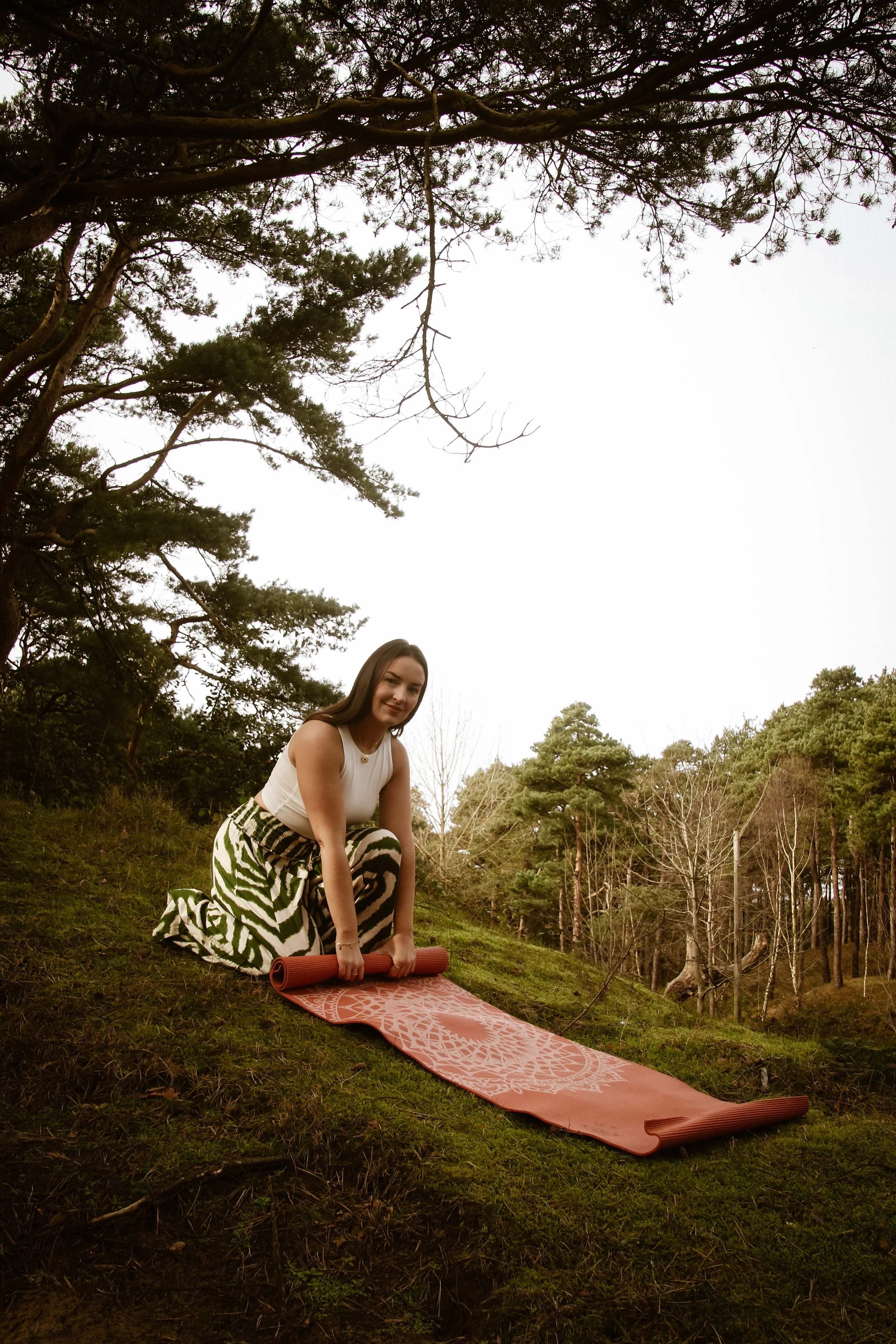 Stacey White Ways of Being Yoga Mat in the Forest