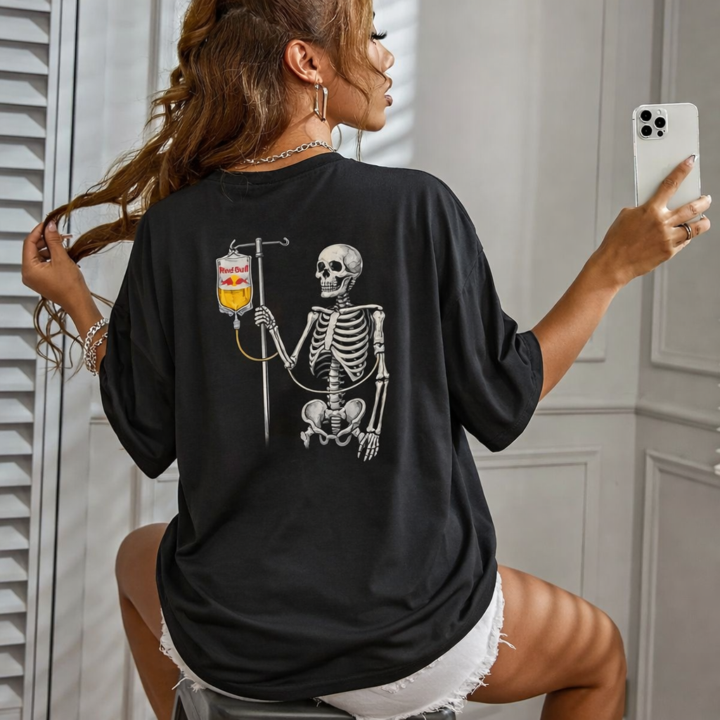 IV Drip Skeleton IV Unisex Graphic Tee