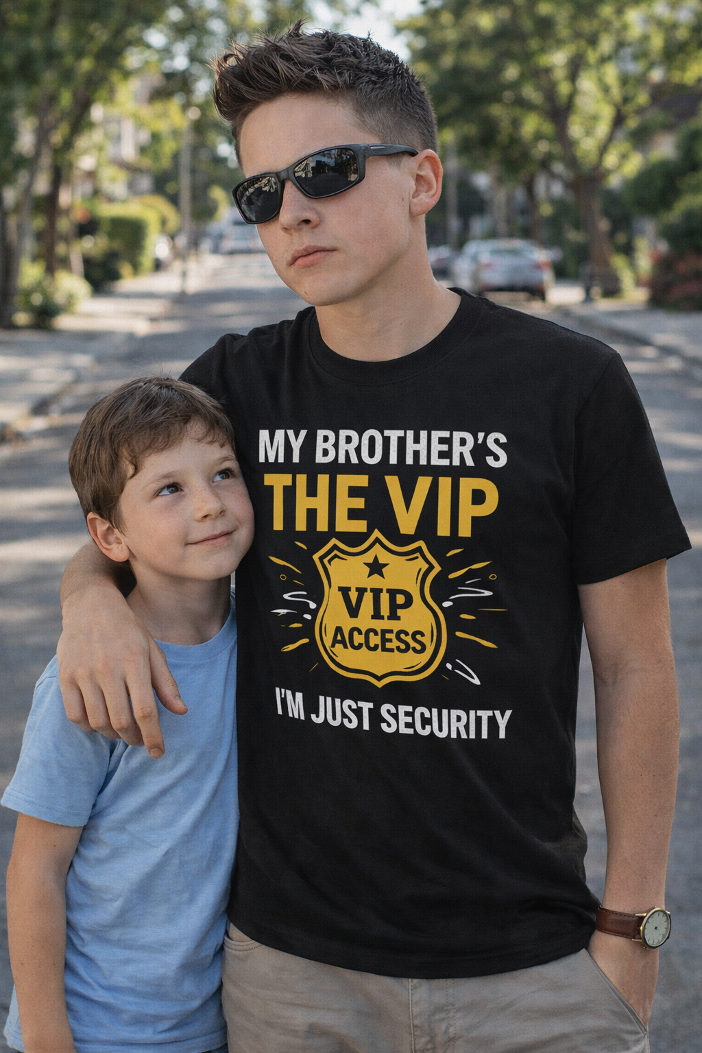 My Brother's the VIP,  I'M Just SECURITY