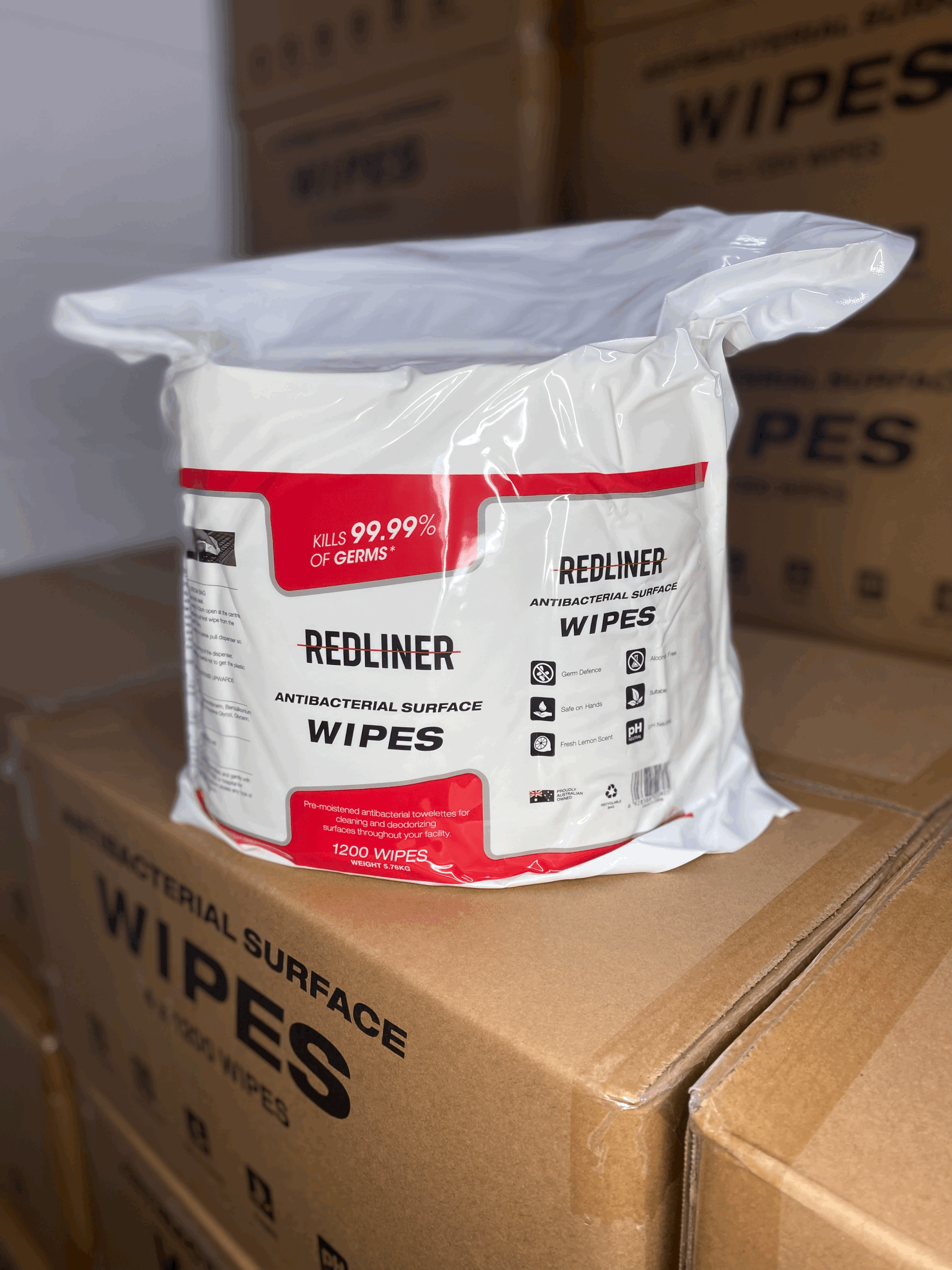 Antibacterial wipes box 4rolls a box