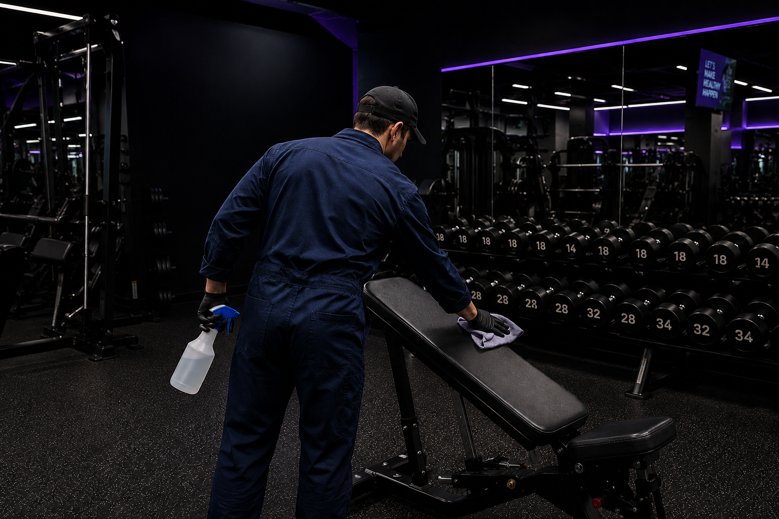 Gym cleaning