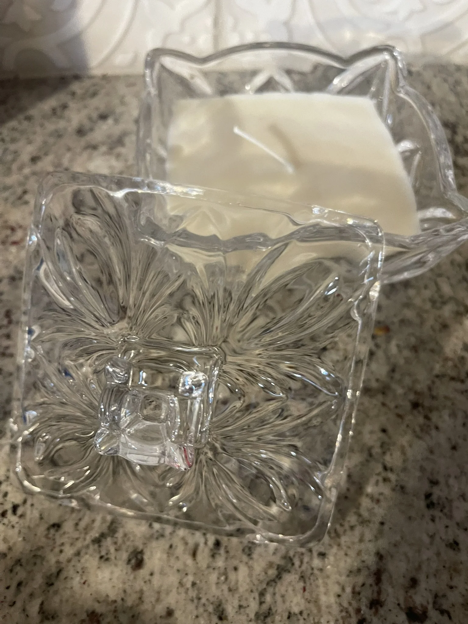 Serenade Crystal Covered Candy Dish by Goldinger Shannon