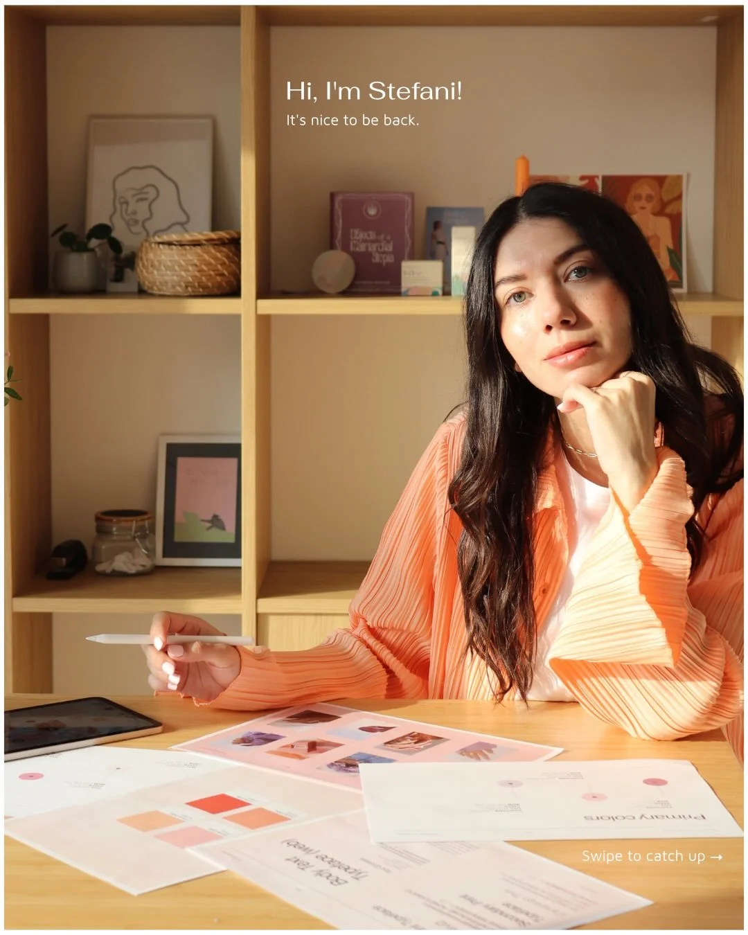 Hi, I&rsquo;m Stefani! The founder and lead designer behind Ember &amp; Eve (formerly Hungry Muse).

I run a small branding studio helping female founders turn their ideas into thoughtful, intentional brands. Most of the time it&rsquo;s just me, but 