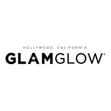 GlamGlow logo with text 'Hollywood, California' above it